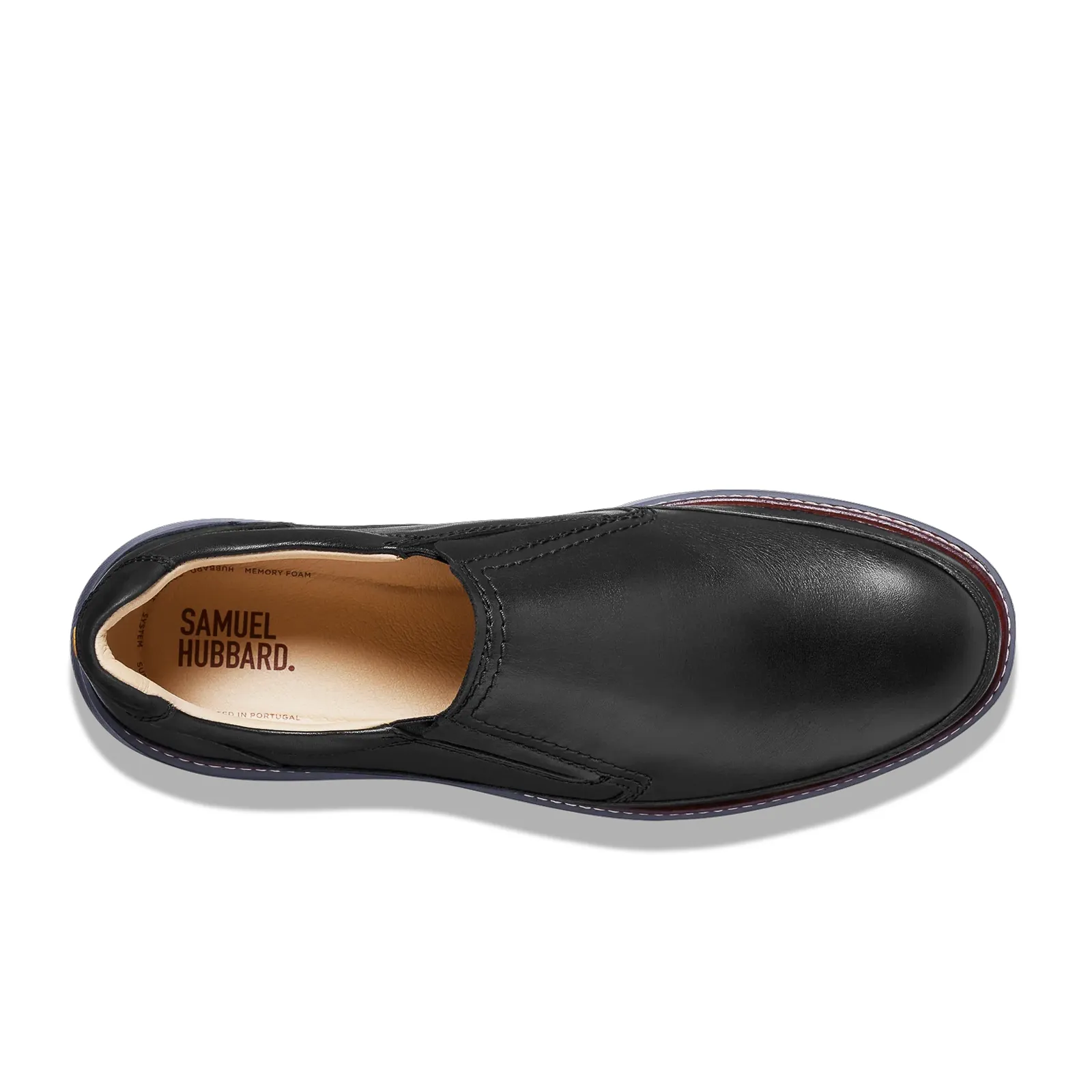 Slip On Mesh Shoes Samuel Hubbard Rafael Slip On (Men) - Black Leather