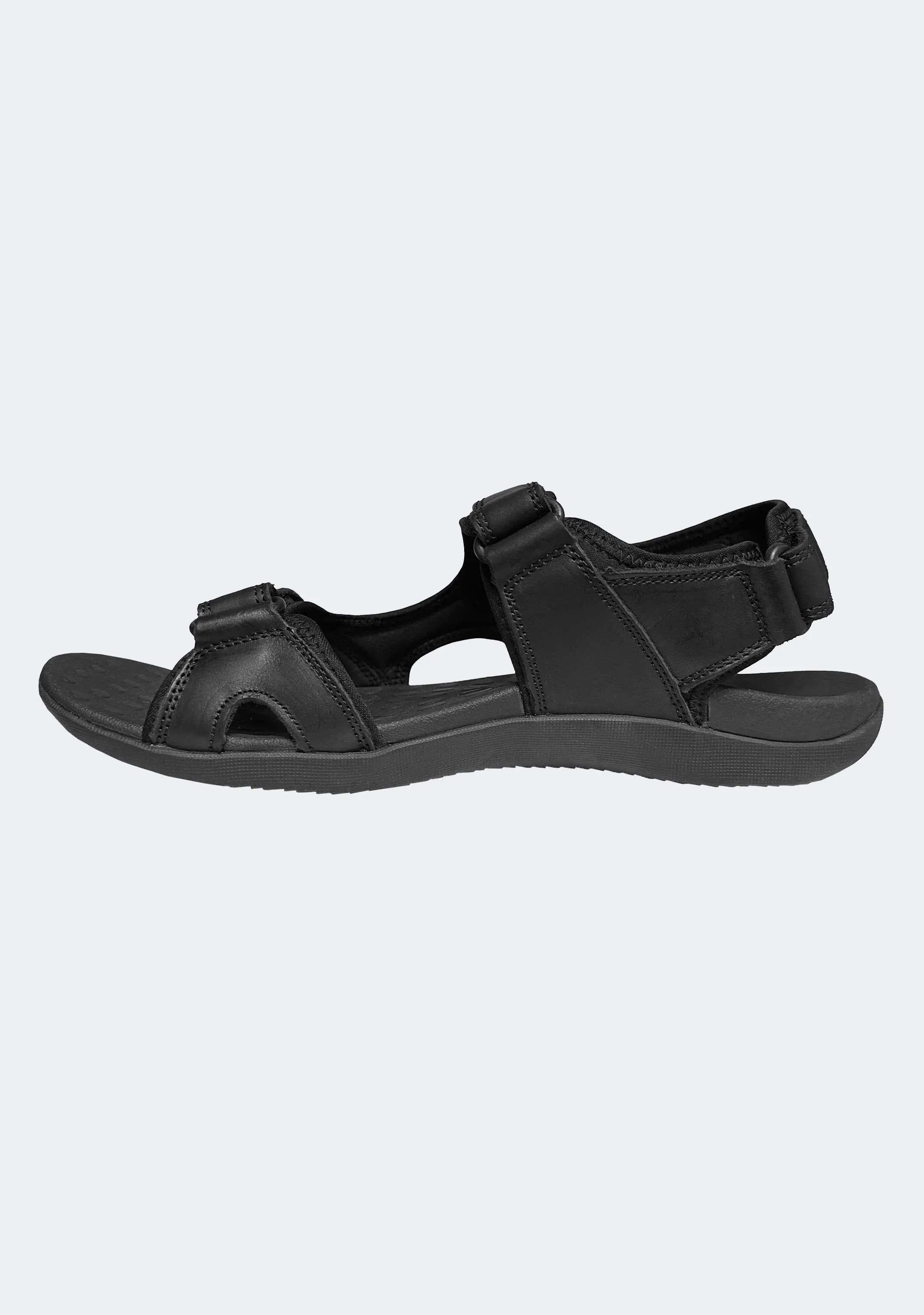 Silver Flat Sandals Scholl Men's Orthaheel Black Leather Back Strap Sandals