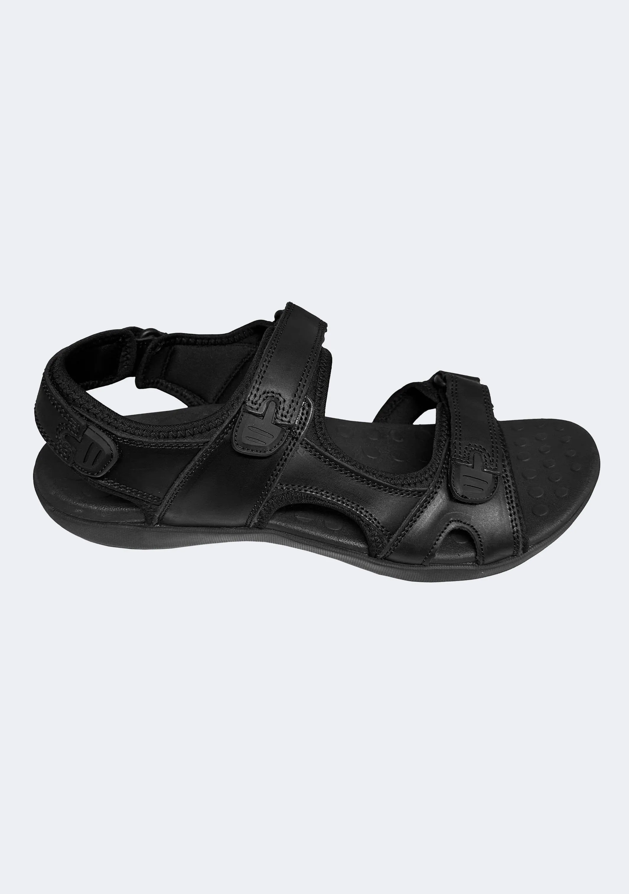 Scholl Men's Orthaheel Black Leather Back Strap Sandals Sandals Royal Caribbean Resort Montego Bay Jamaica