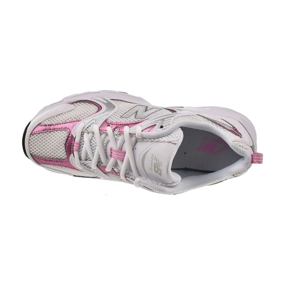 New Balance Mens Size 7 New Balance 530 Men's Shoes White/Pink mr530-pk