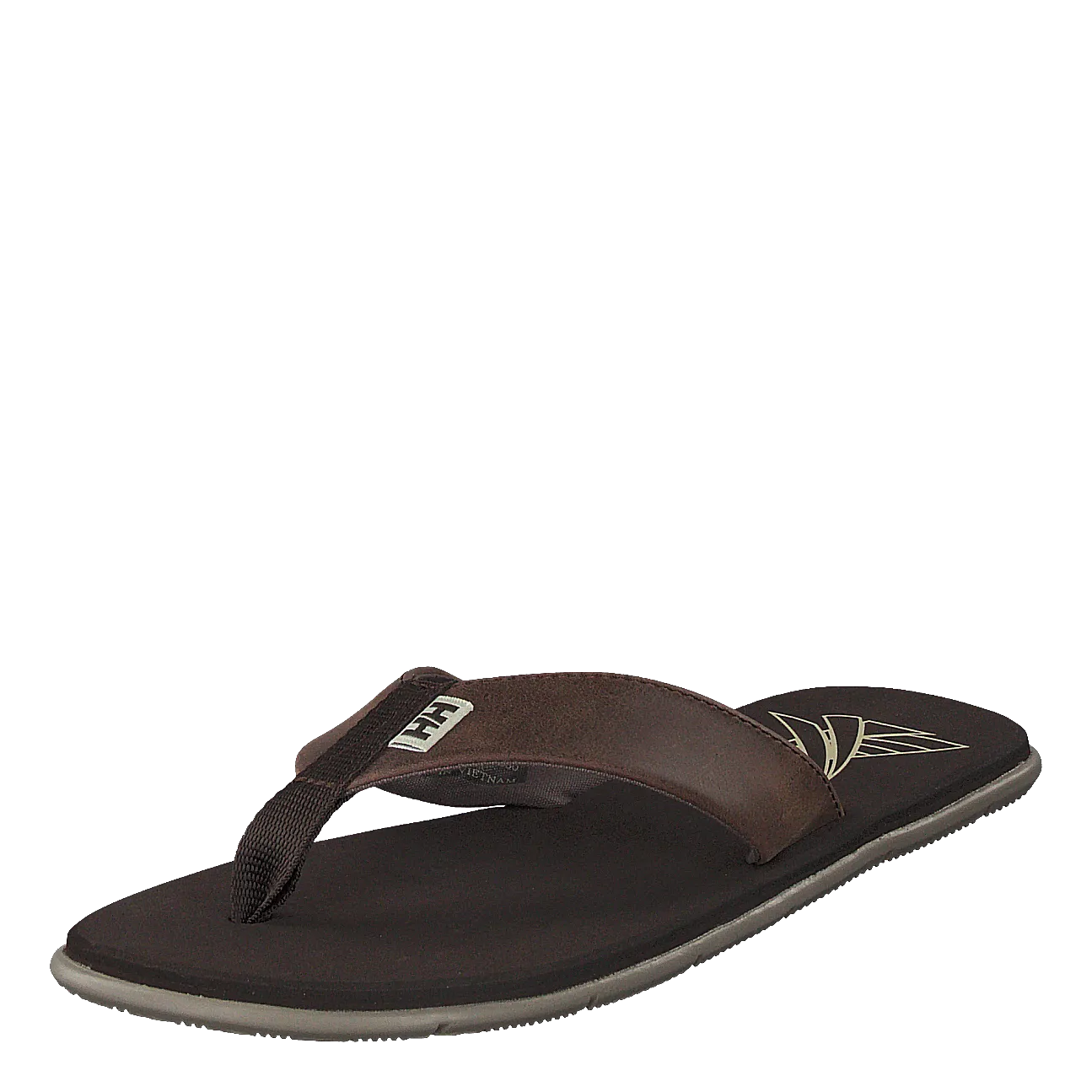 Seasand Leather Sandal Espresso Pool Shoe Slides