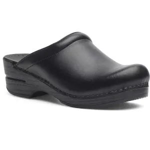 Steel Toe Mechanic Work Boots Dansko Women's Sonja Clog - Black Cabrio
