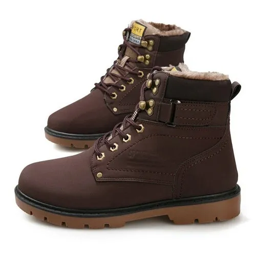 Best Work Boots For Bad Feet ankle boots men fashion pu leather men shoes basic black boots buckle