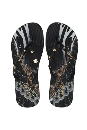 Navy Flip Flops Thong Berkeley Quechua King