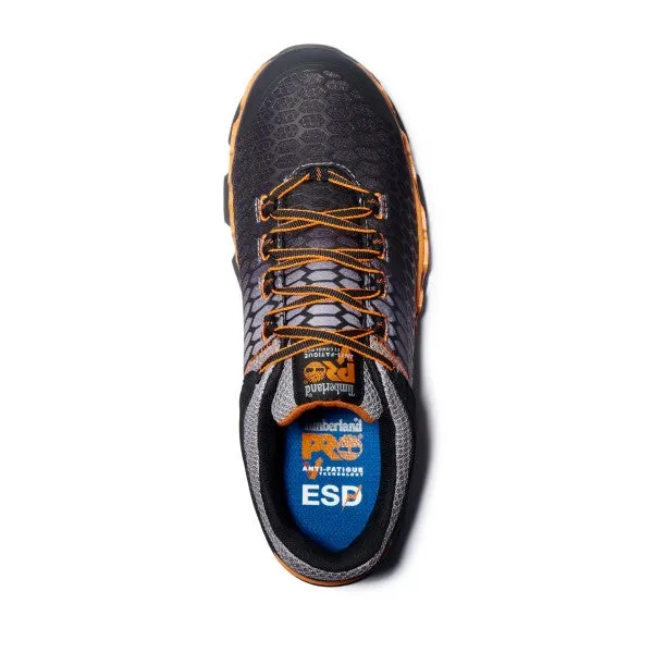 Timberland PRO Powertrain Sport SD Safety Toe Work Shoes Men's Orange Fleece Lined Work Boots