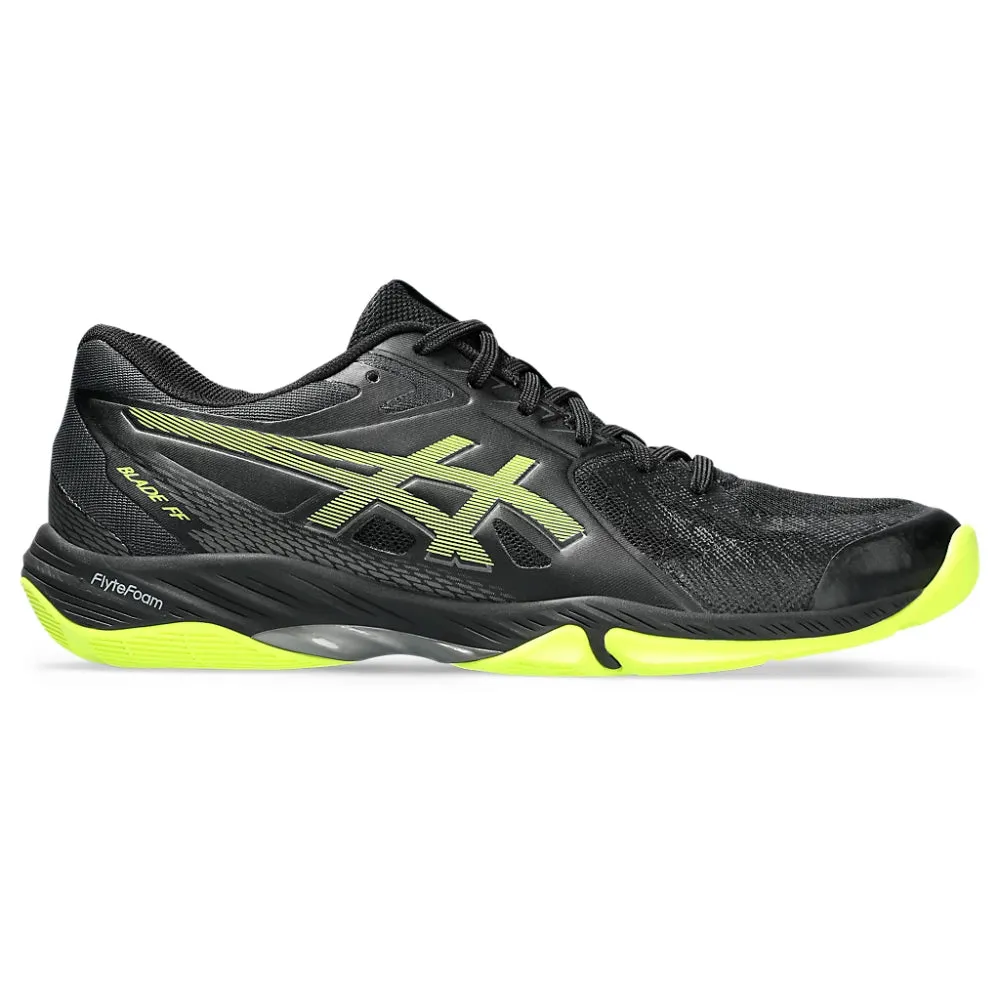 ASICS Men's Blade FF Badminton Shoe (Black/Safety Yellow) Free Asics Running Shoes