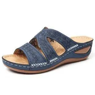 Stylish and Comfortable Plus Size Women's Gladiator Slip-On Platform  Wedge Sandals Bethany Hamilton Flip Flops