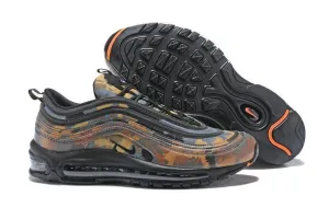 Asics Flat Shoes Nike Air Max 97 Camouplage Brown Black Shoes !!! CYBER MONDAY SALE !!!