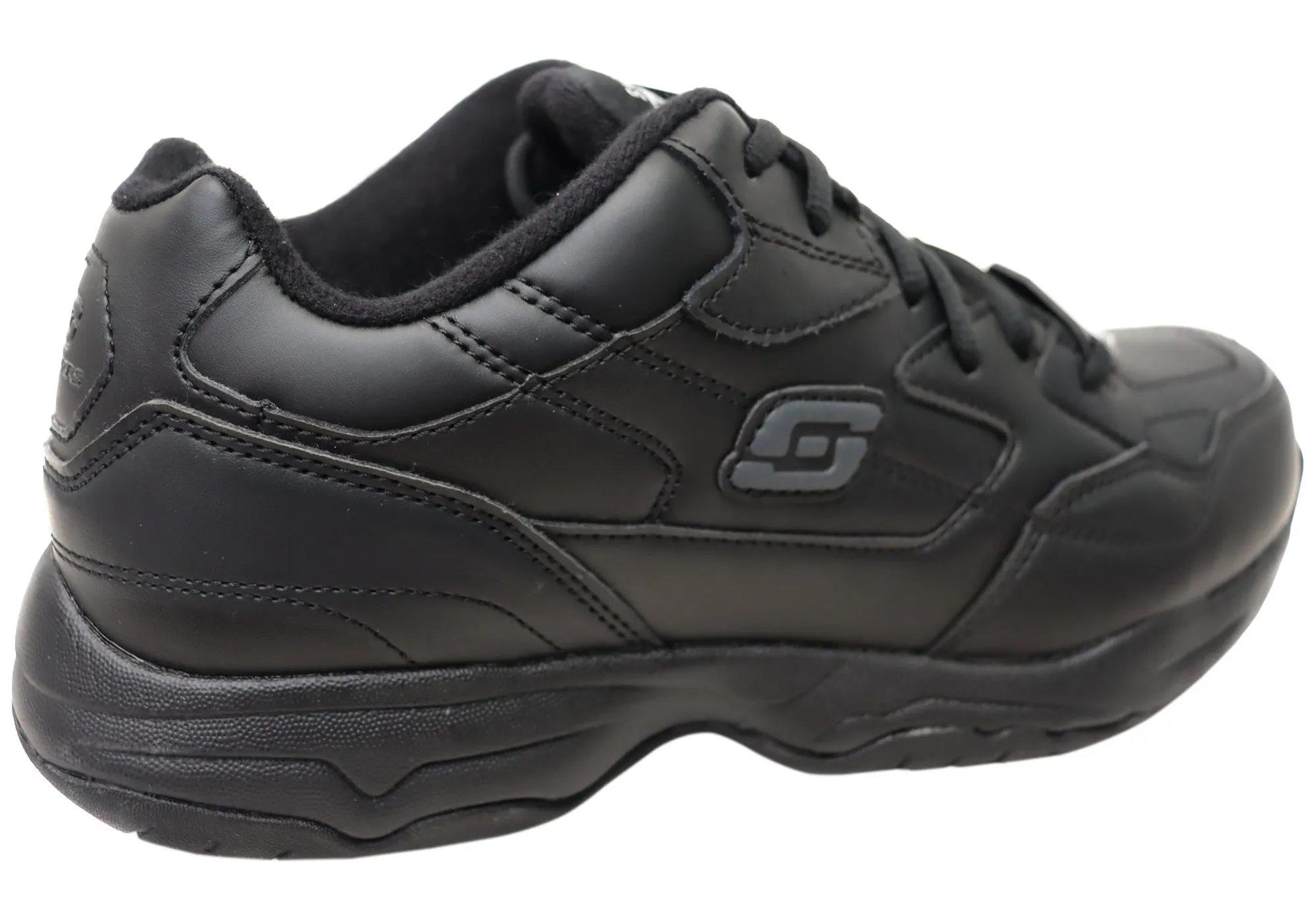 Skechers Mens Comfortable Relaxed Fit Felton Slip Resistant Work Shoes Carbon Fiber Safety Toe Work Boots