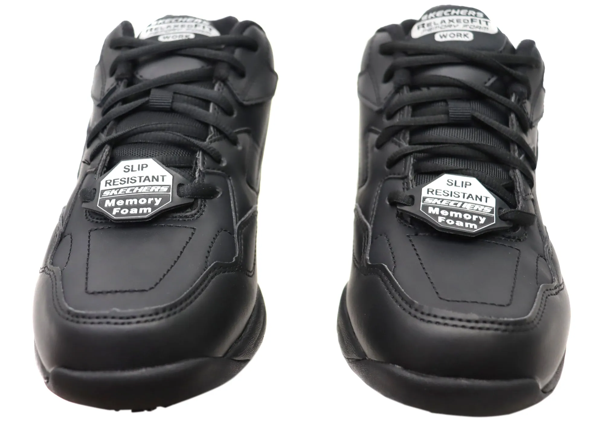 Work Boots Waterproof Steel Toe Skechers Mens Comfortable Relaxed Fit Felton Slip Resistant Work Shoes