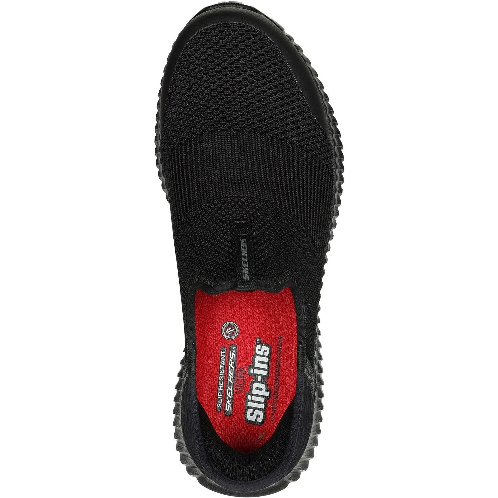 Skechers Women Shoes - Cessnock - Gwynedd Work in Black, 3-8 - GAR108127EC Work Boot Sales