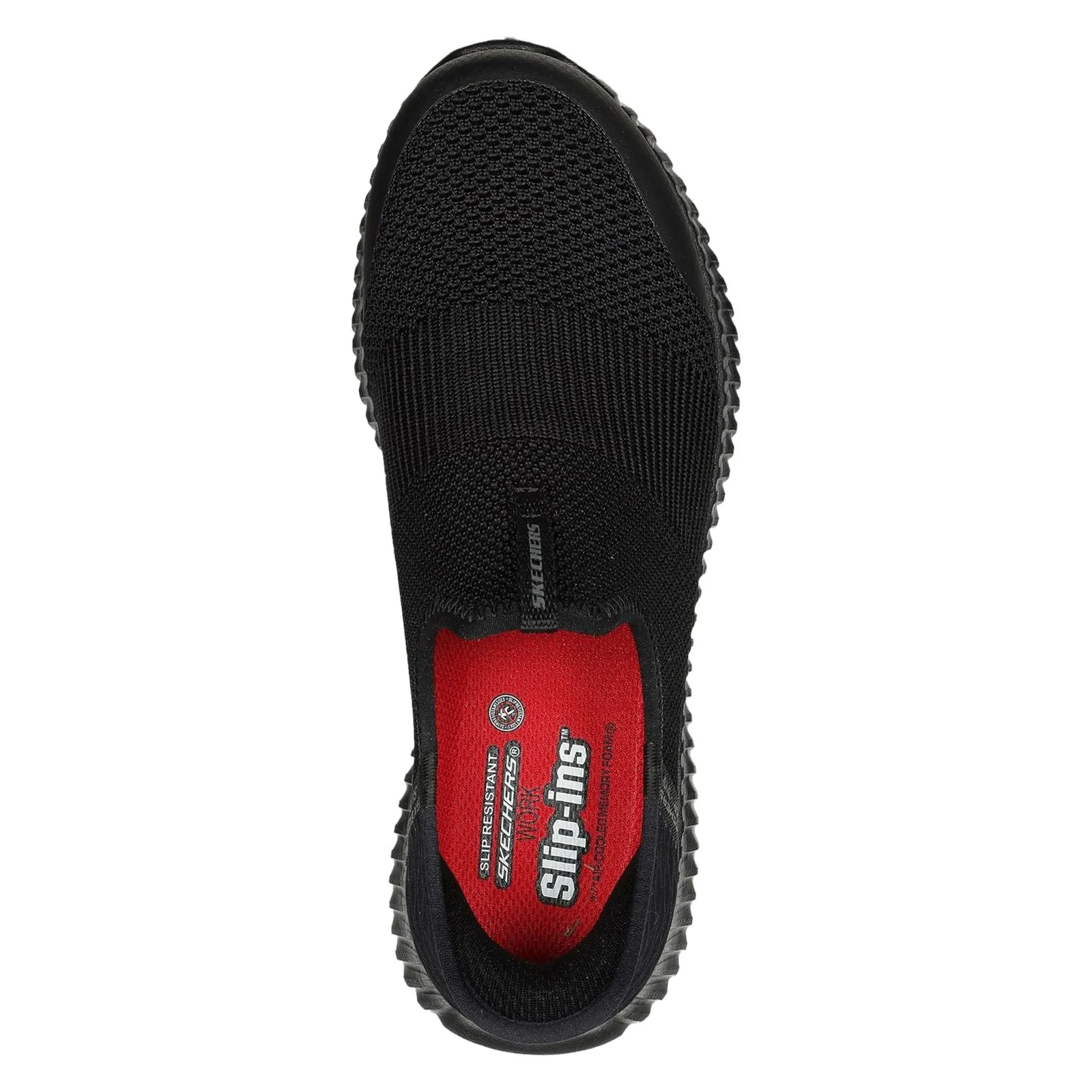 Skechers Women Shoes - Cessnock - Gwynedd Work in Black, 3-8 - GAR108127EC Best Ice Cleats For Work Boots