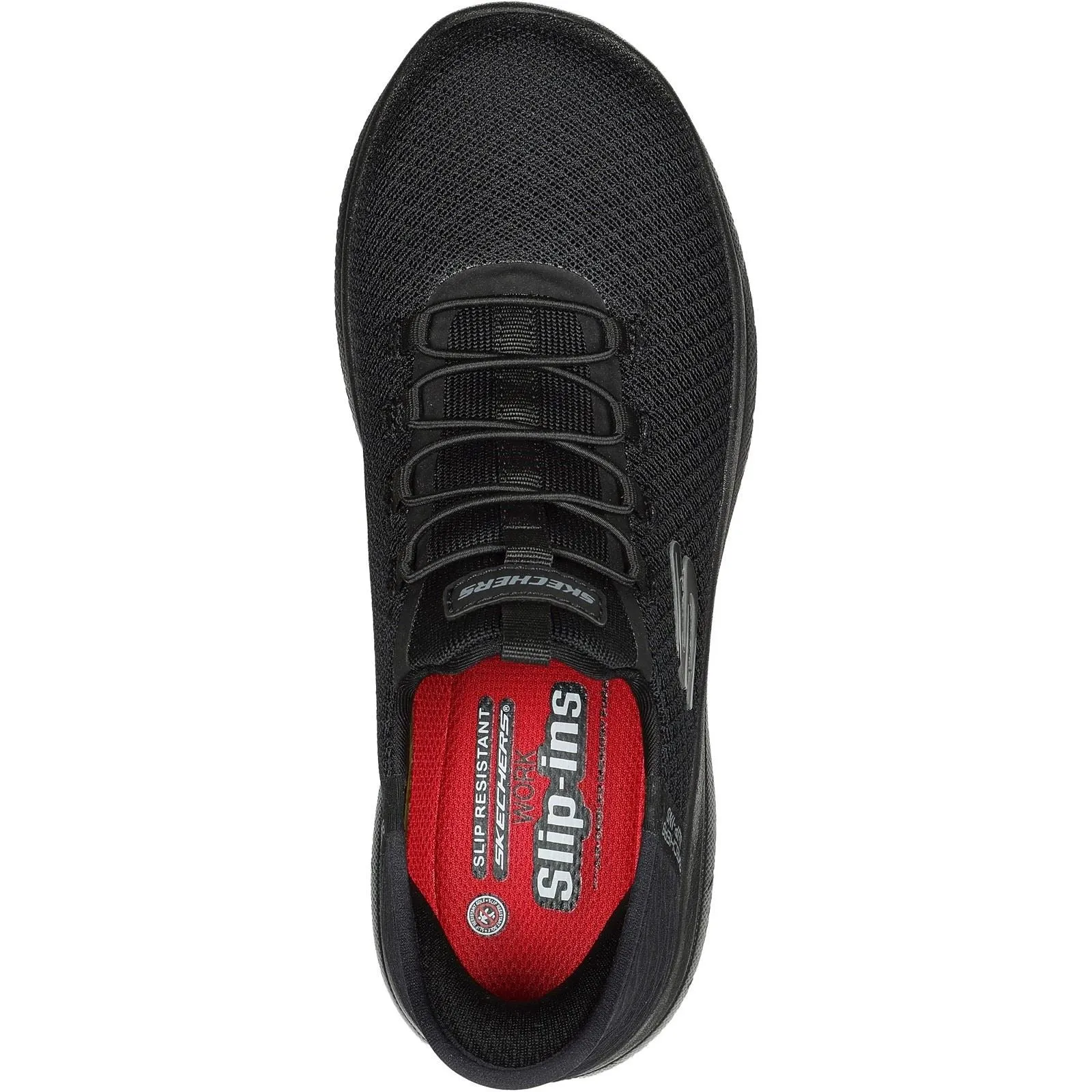 Horse Work Boots Skechers Women Shoes - Summits SR - Enslee Work in Black, 3-8- GAR108127EC