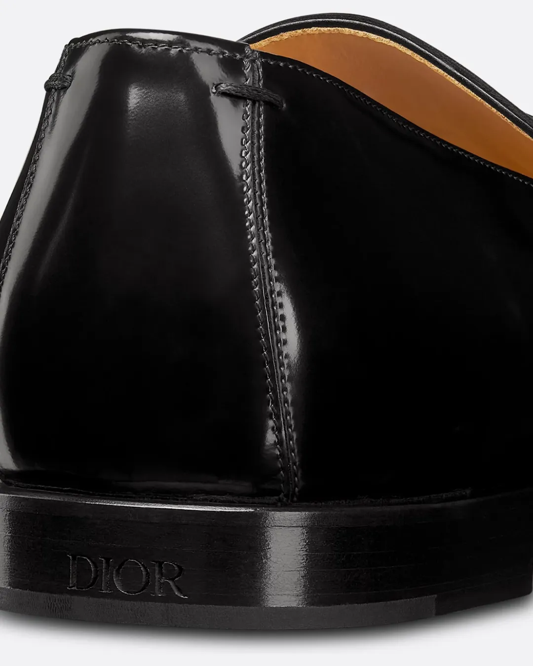 Square Toed Loafers Christian Dior Timeless Loafer in Black Polished Calfskin Loafers