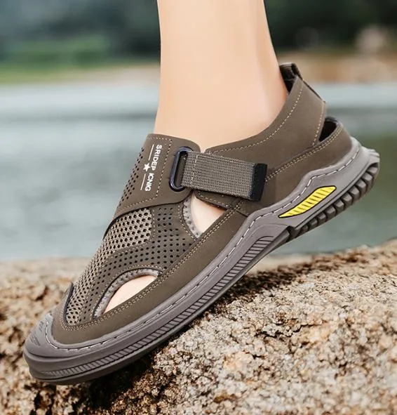 Platform Sandals Woven Outdoor Casual Hollow Breathable Sandals