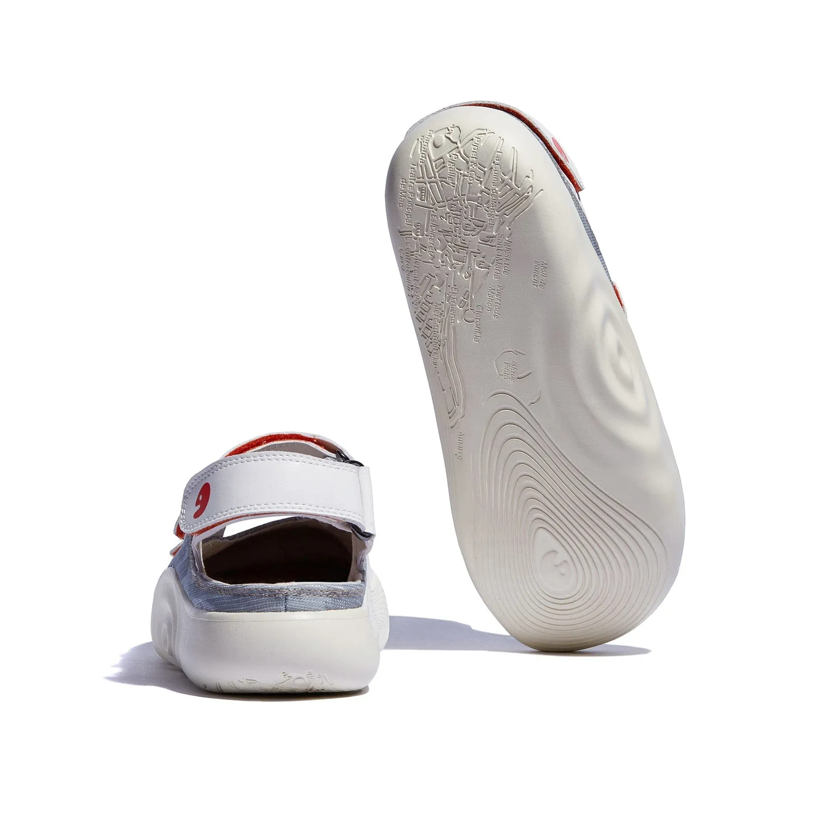 Low Heel Slip On Sandals Dawn Blue Mahon III Women