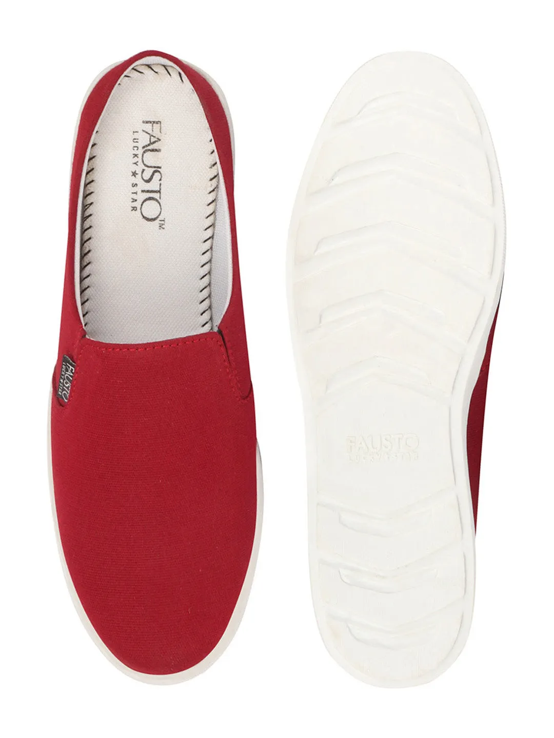 Nyt Composite Toe Slip On Men Cherry Casual Back Open Canvas Stylish Slip On Shoes