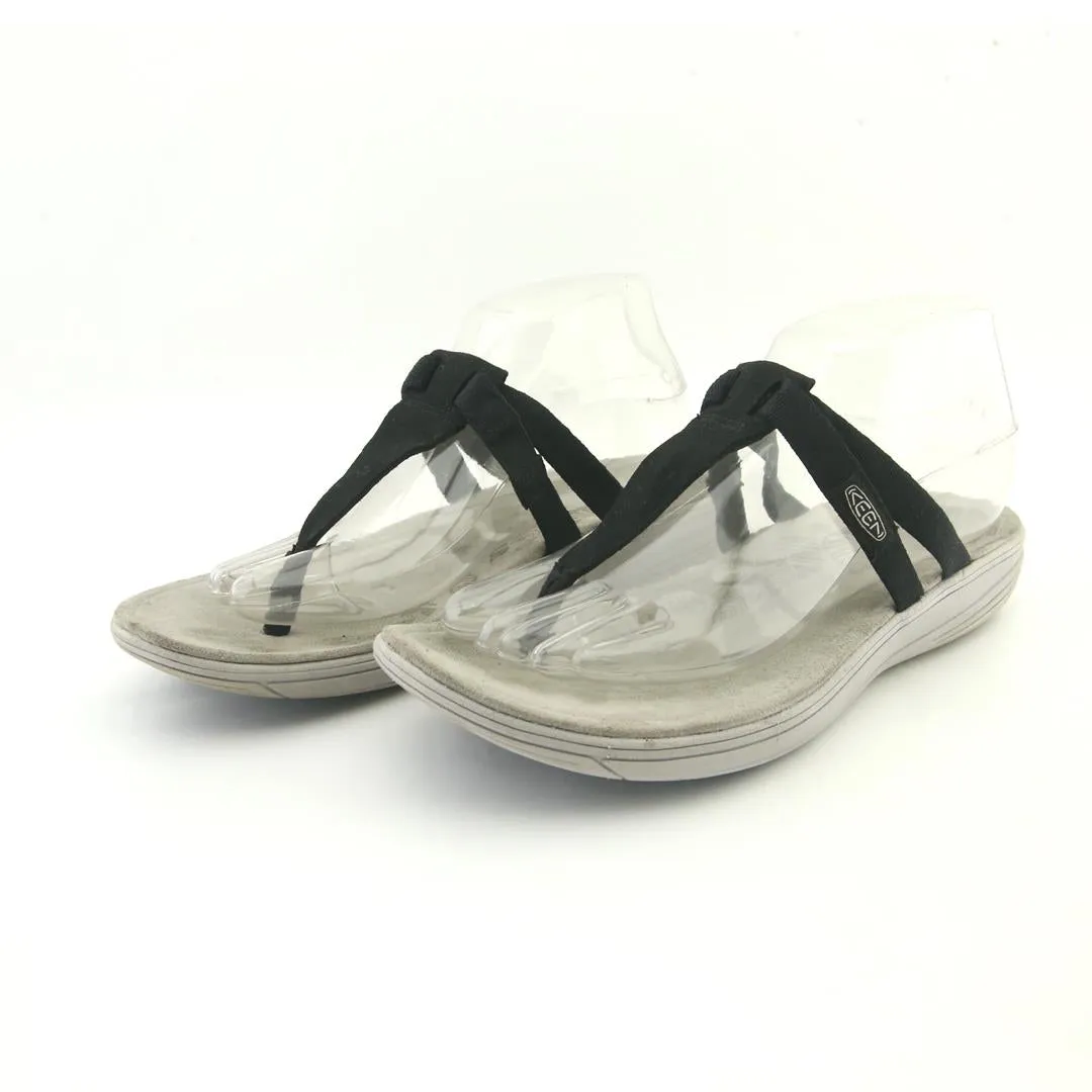 KEEN DAMAYA FLIP Branche Furry Slides Patina