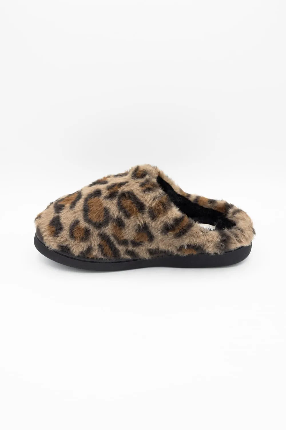 MIA Cozi Leopard Fur Slippers for Women in Black/Tan | GS1412401-LEOPARD Dti Bunny Slippers Code