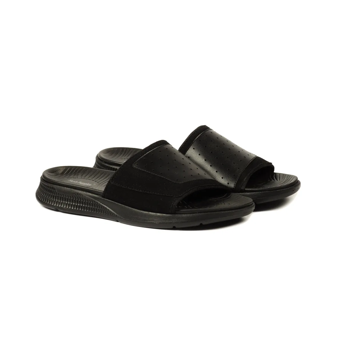 Knott Runner Golden Goose Slippers With Fur