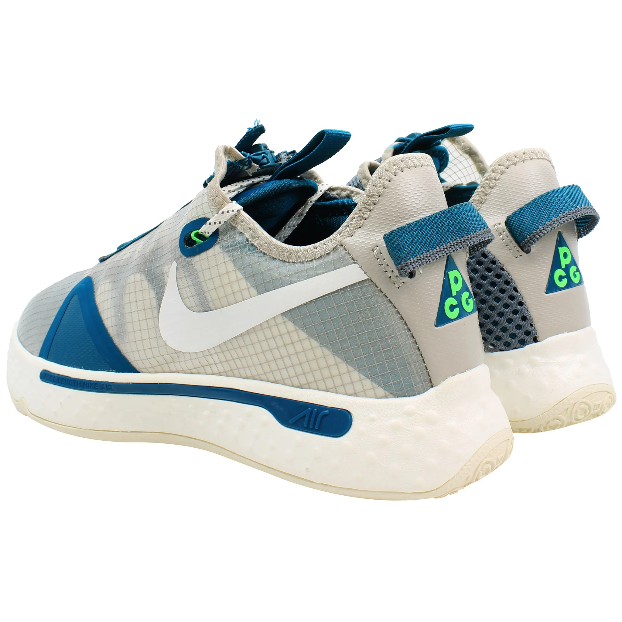 Nike PG 4 EP "PCG-String" Mens Grey/Blue Basketball Shoes Asics Comfort Shoes