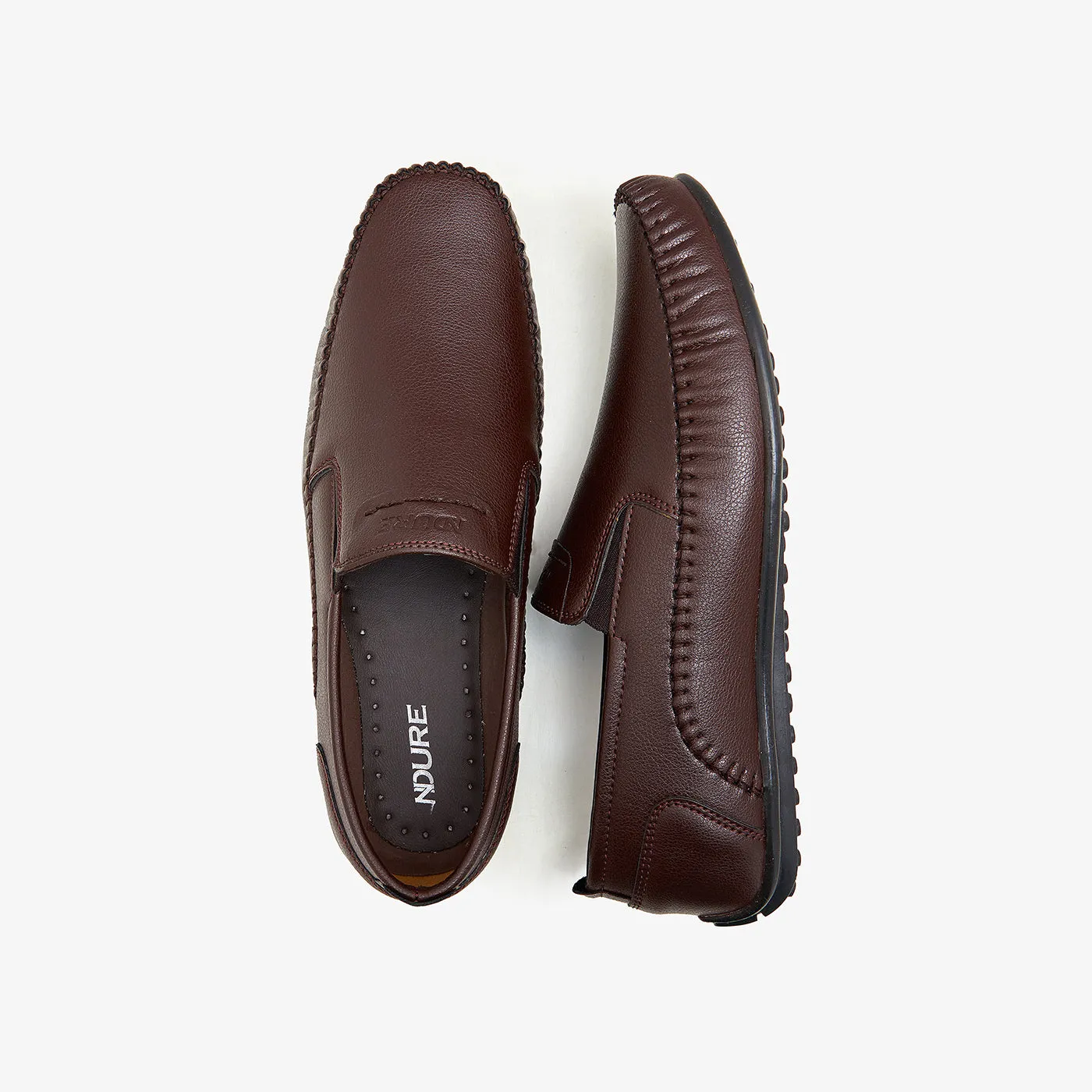 Men's Classic Everyday Loafers Studded Slip On Sneakers