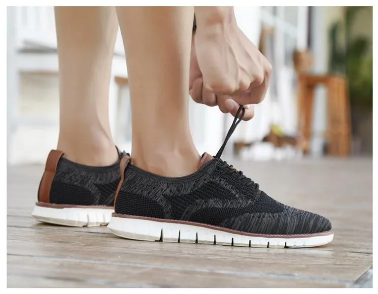 Great Running Sneakers Angelo Ricci Casual Mesh Shallow Lightweight Sneakers