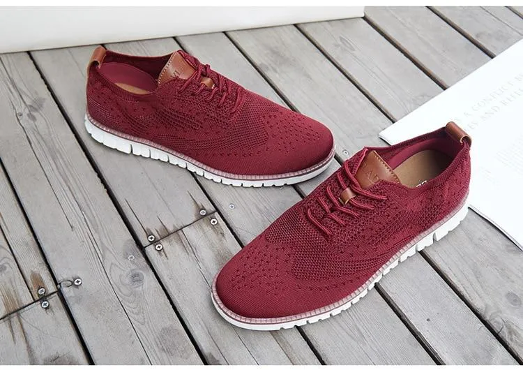 Angelo Ricci Casual Mesh Shallow Lightweight Sneakers Black On Black Slip On Sneakers