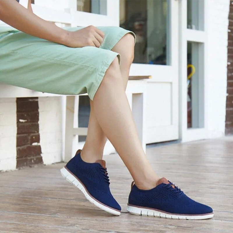 Vintage Havana Rhinestone Sneakers Angelo Ricci Casual Mesh Shallow Lightweight Sneakers