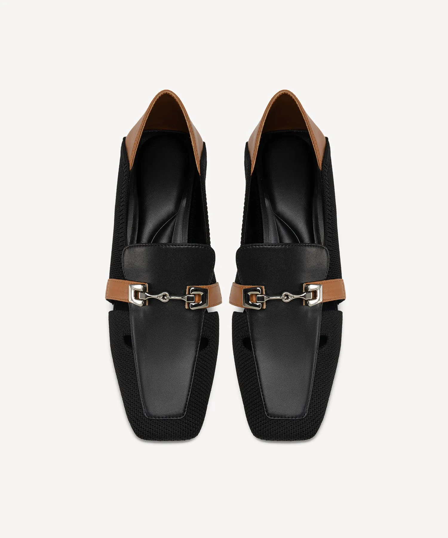 Commuter Square Toe  High Heel Loafers Loafers Bar And Grill