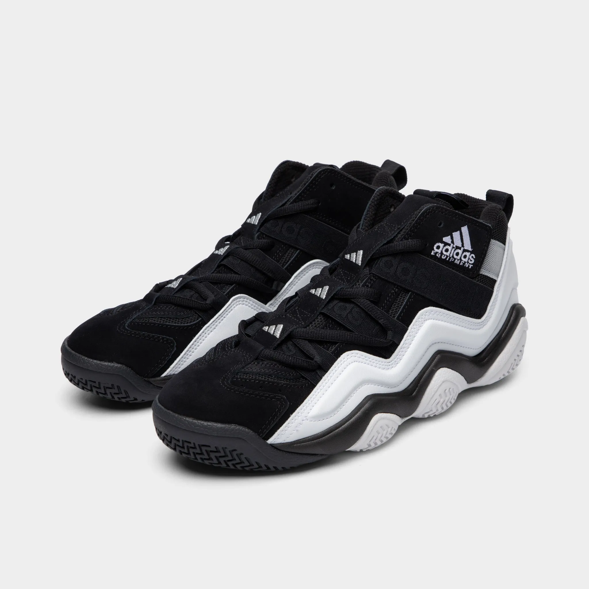adidas Originals Top Ten 2000 Core Black / Cloud White - Silver Metallic Adidas Shoes Discount Yeezy