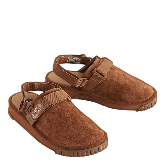 Snug Clog Suede Black Turks And Caicos Sandals