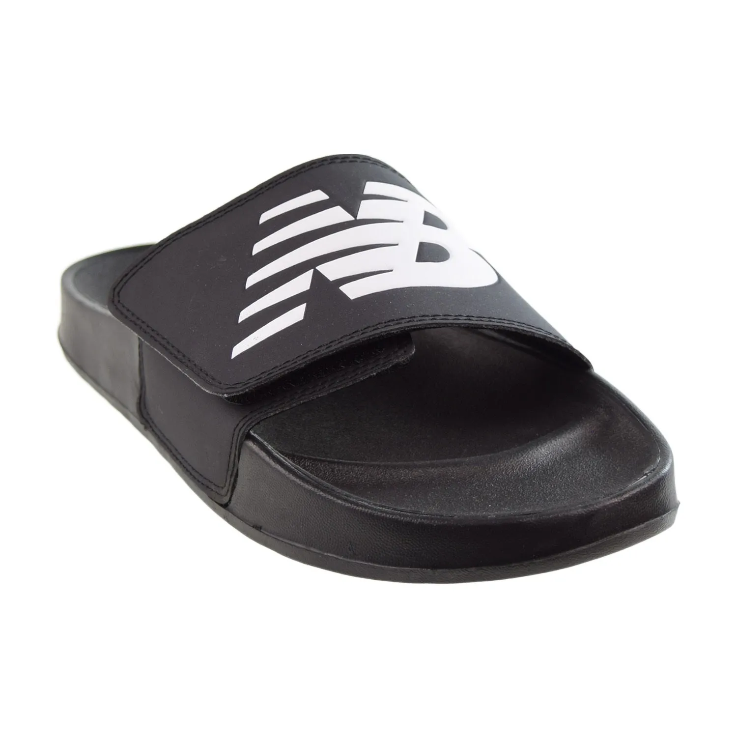 Rhinestone Slide New Balance 200v2 Adjustable Men's Slide Sandals Black-White