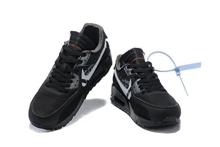 OFF-WHITE x Nike Air Max 90 'Black' Shoes Sneaker !!! CYBER MONDAY SALE !!! Asics Tiger Classic Shoes
