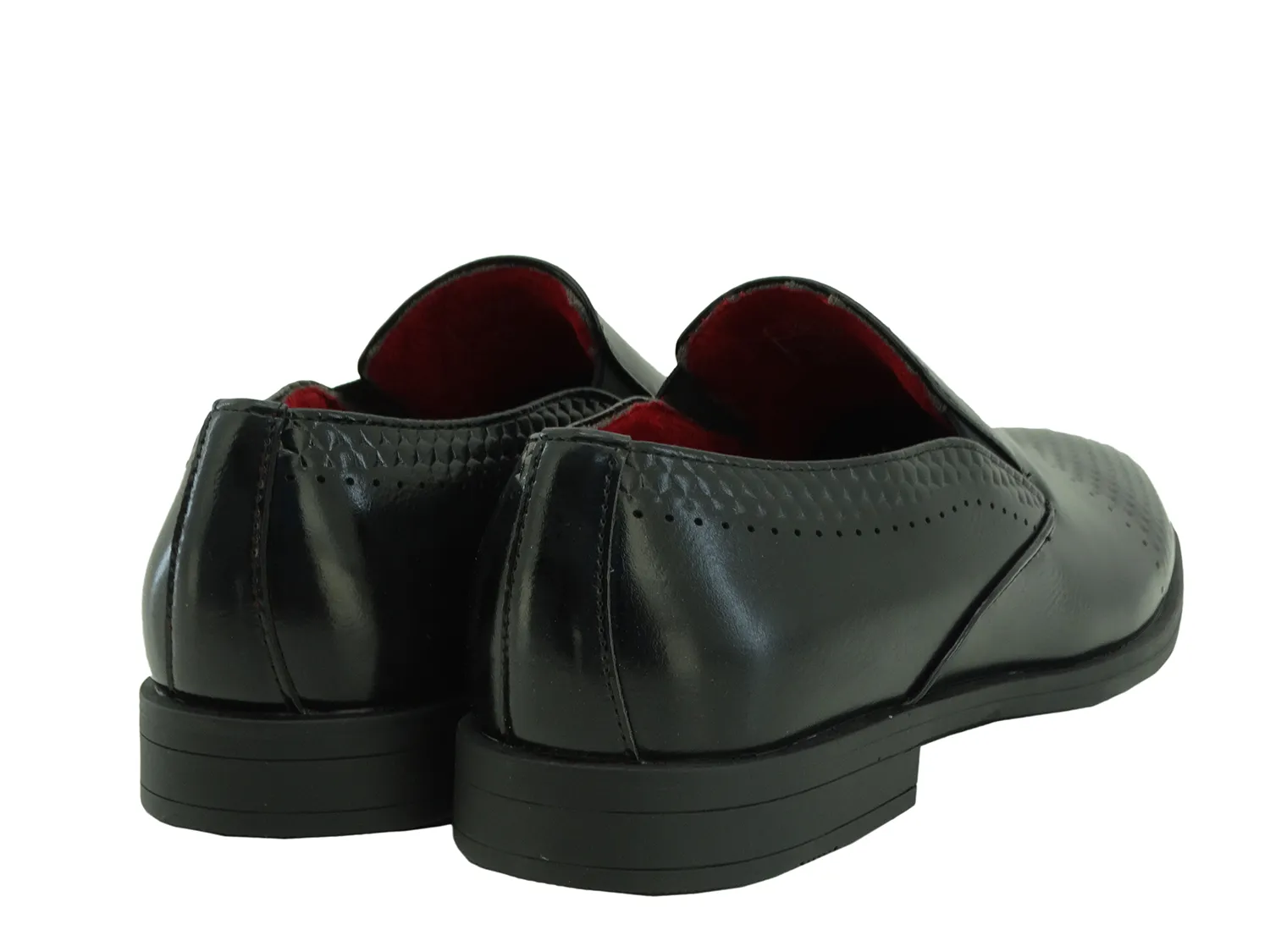 Winter Slip-on Boots SOLOK, Tayno - Men's Slip-on Dress Shoes - Black (8-13)