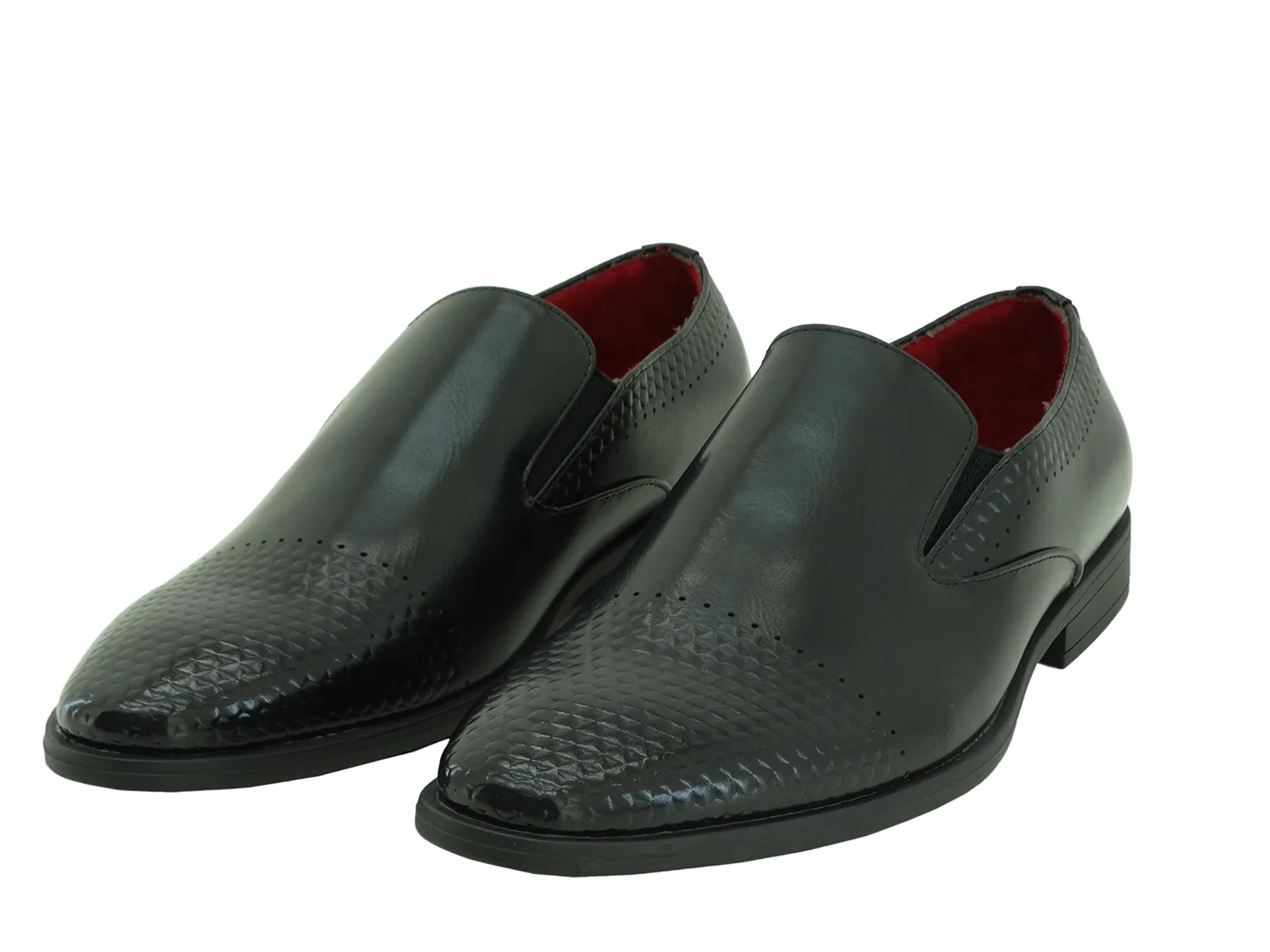 SOLOK, Tayno - Men's Slip-on Dress Shoes - Black (8-13) Slip On Boots  Slip On Bowling