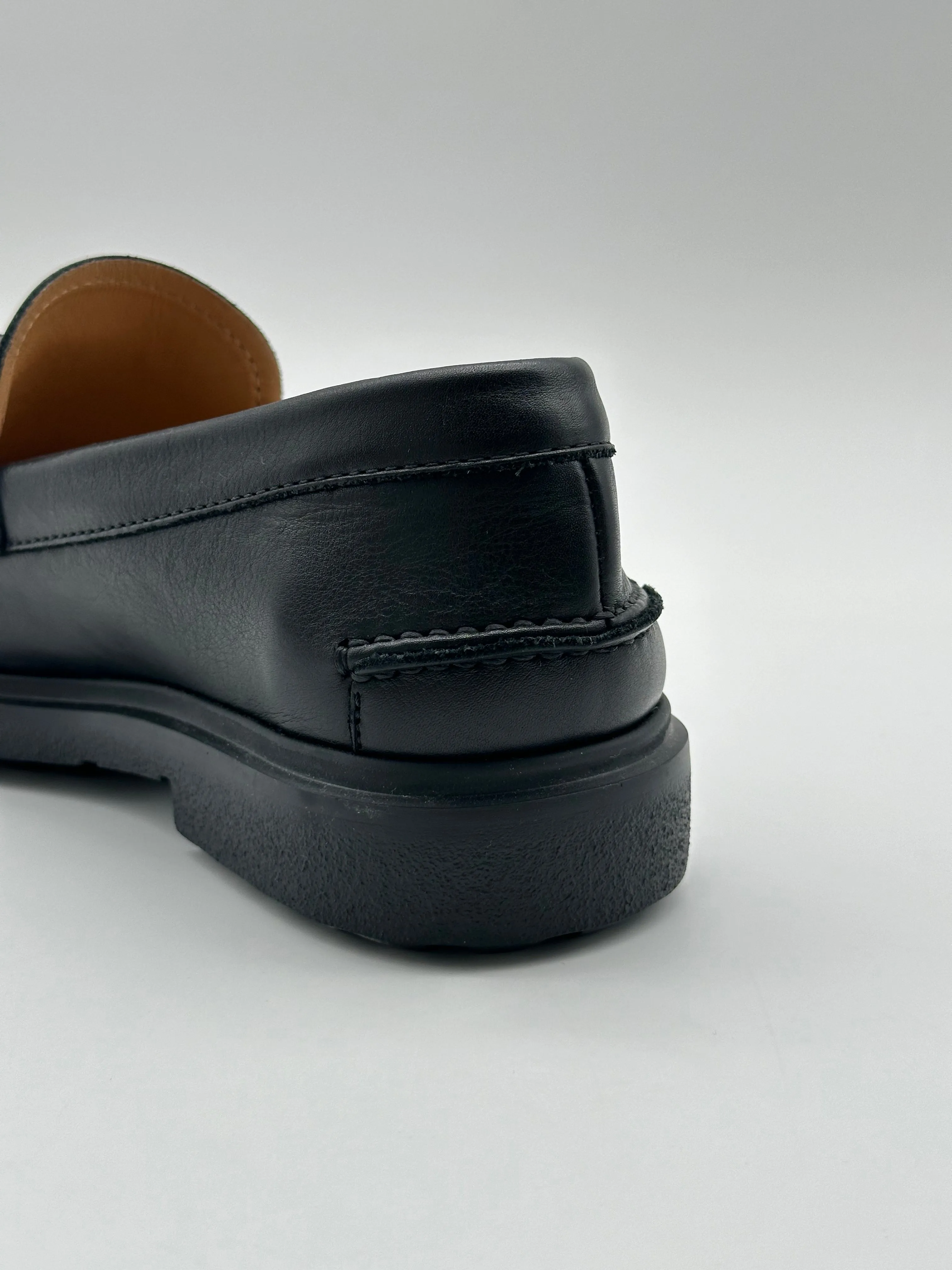 Leather Mocassins Bamboo Loafers