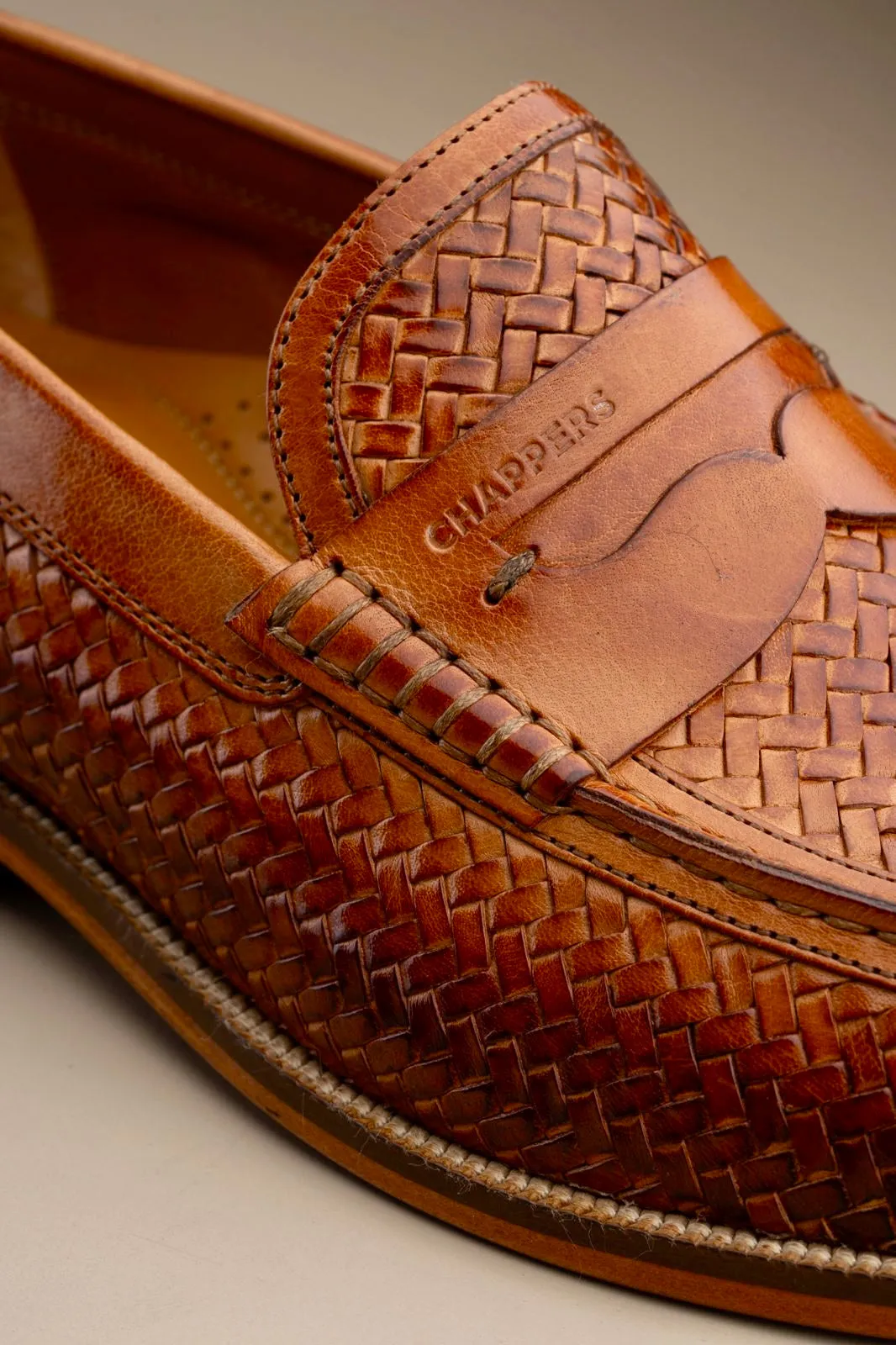 Goga Max Slip On Spector - Handwoven Leather Slip-ons