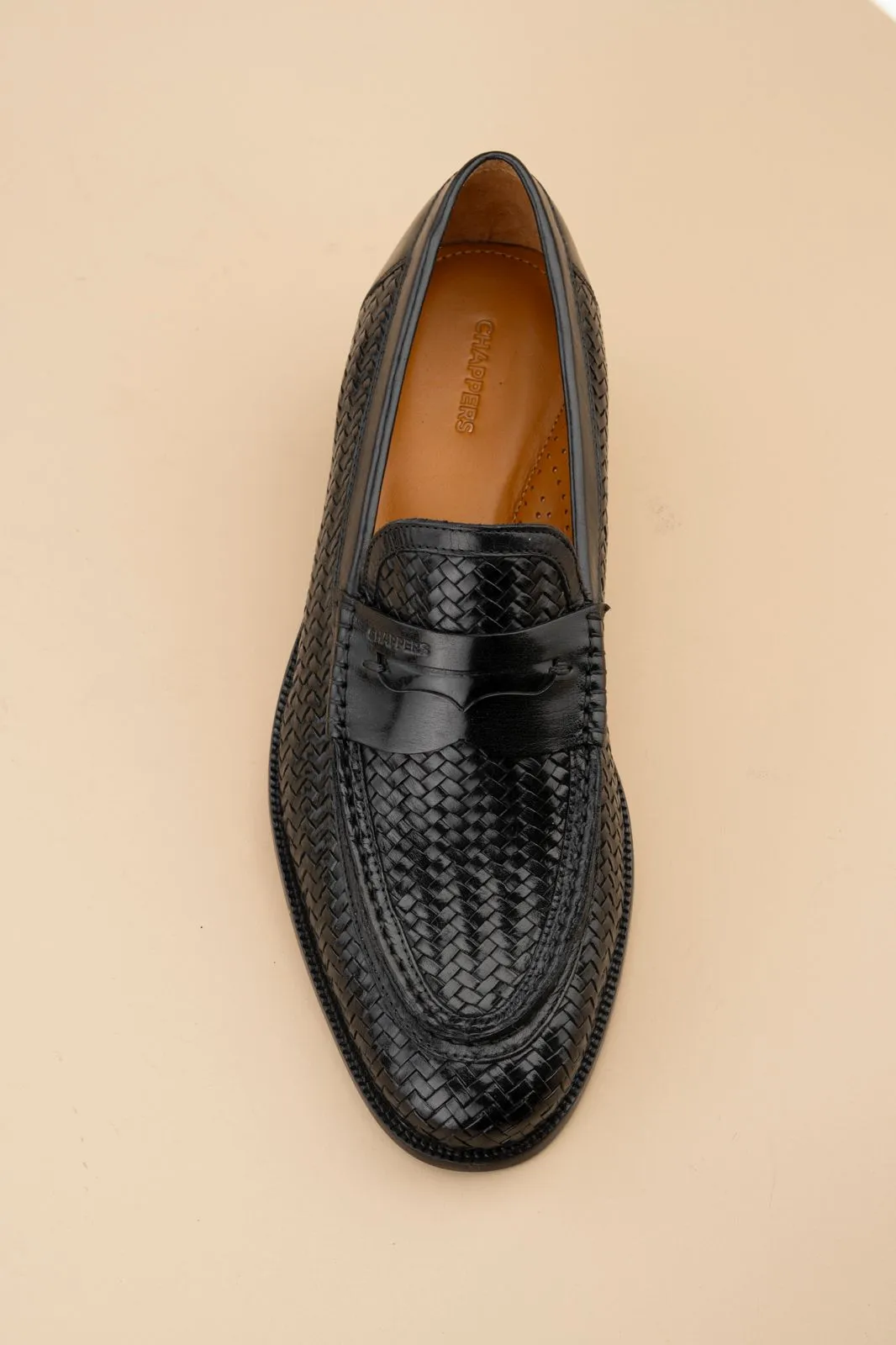 Slip On Work Shoes Composite Toe Spector - Handwoven Leather Slip-ons