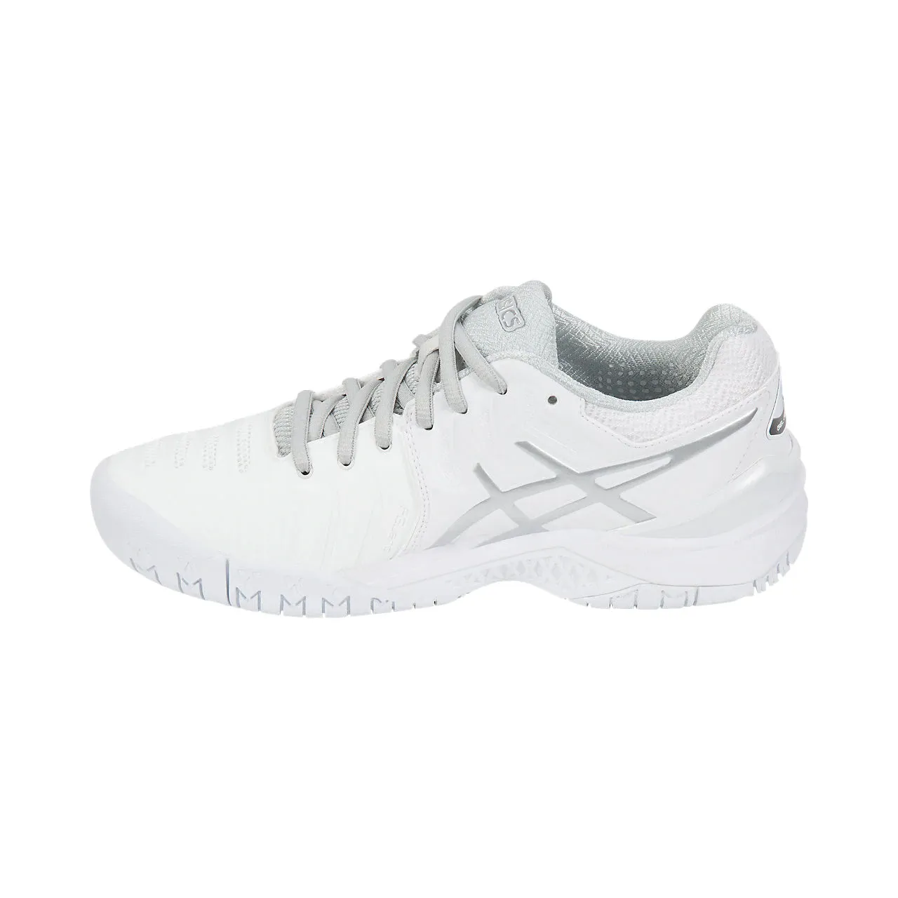 Asics Running Shoes Recommendations Asics Gel Resolution 7 White SIlver Womens Tennis Shoes