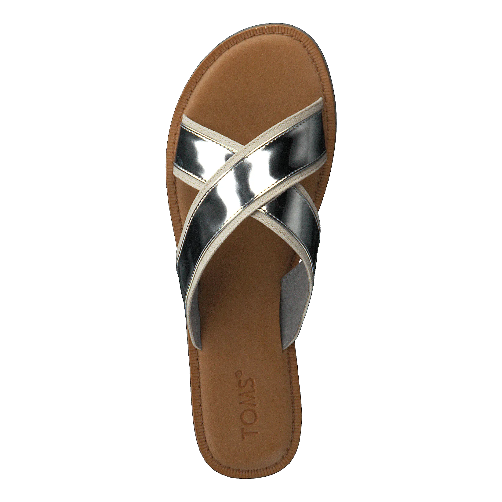 Viv Silver Specchio Flip Flops Nordstrom Rack