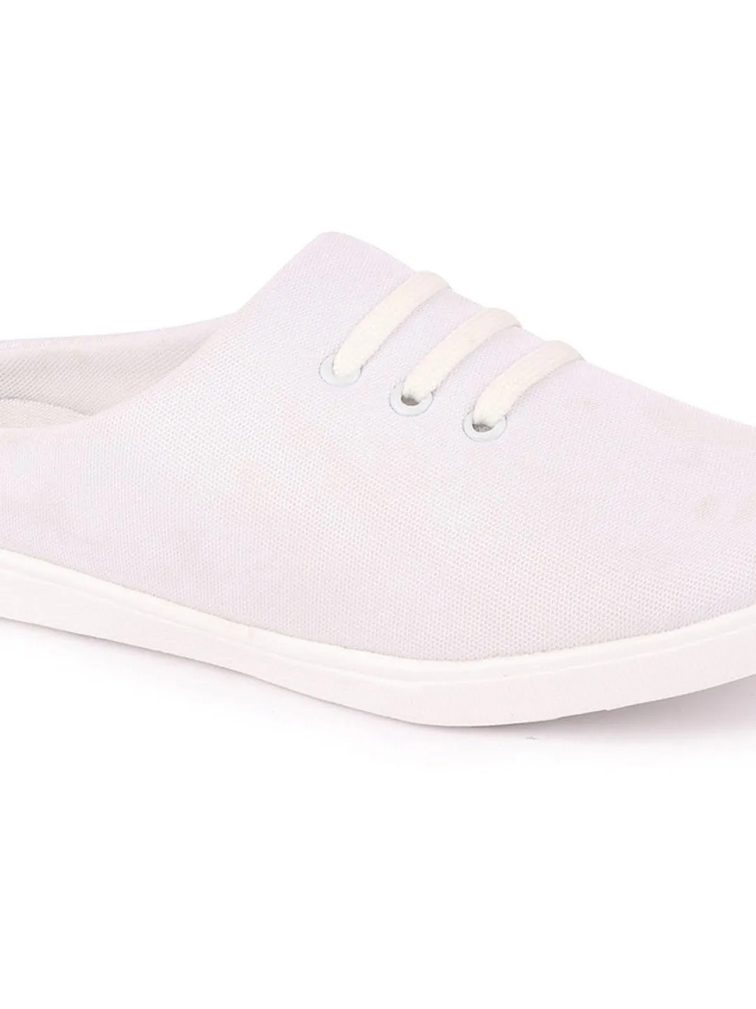 Style Leader 2 Bike Toe Slip-on Men White Casual Canvas Slip-On Shoes