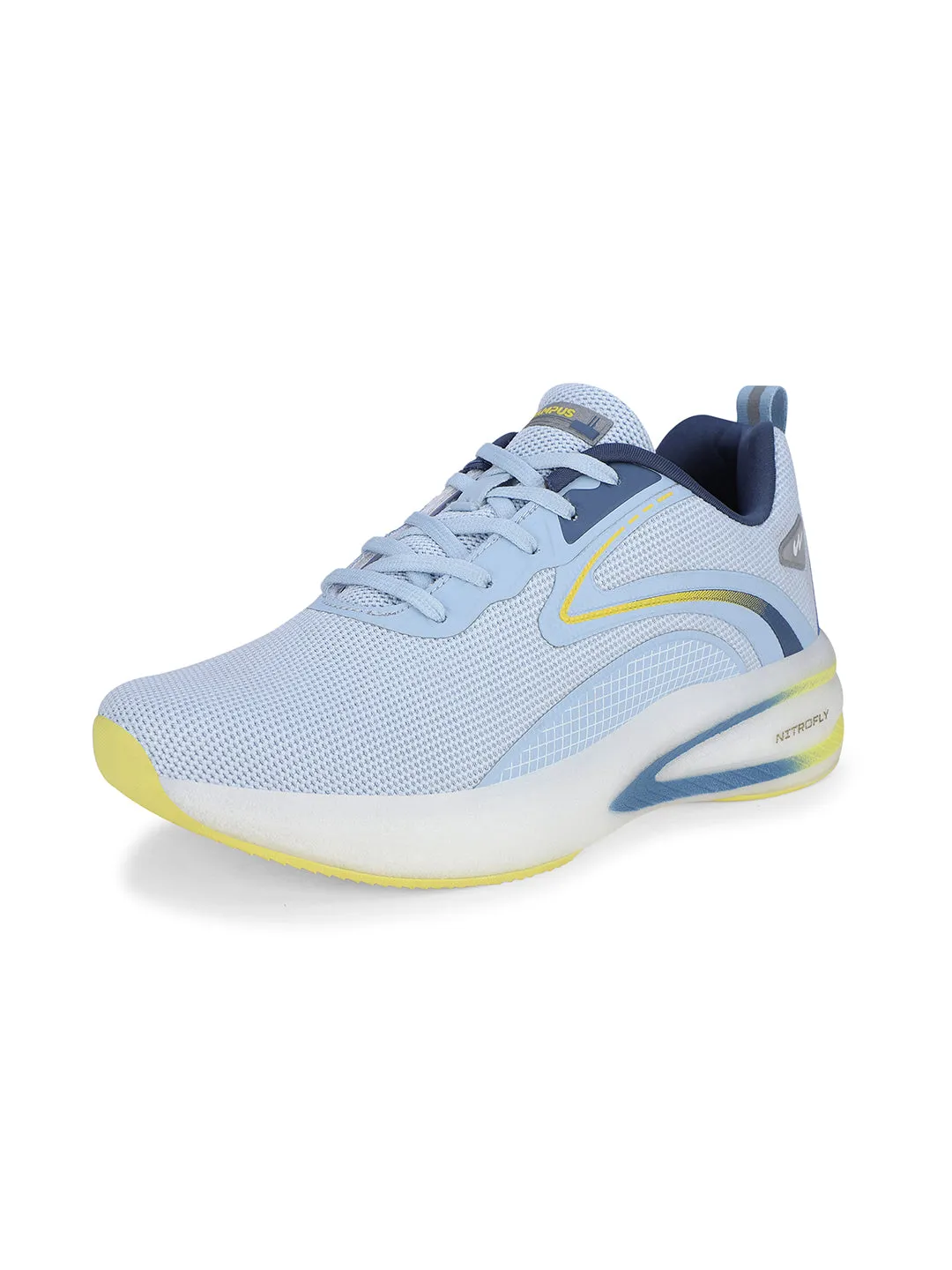 Hiking And Running Shoes REBEL Blue Men's Sports Shoes