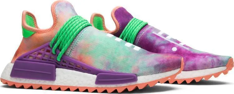 Adidas Running Shoes Superior Traction Pharrell x Adidas NMD Human Race Trail 'Holi Festival' Shoes Men Women Sneaker !!! CYBER MONDAY SALE !!!