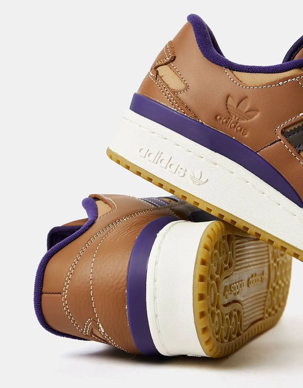 adidas x Heitor Forum 84 ADV Skate Shoes - Wild Brown/Cardboard/Dark Brown Adidas Shoes Stan Smith