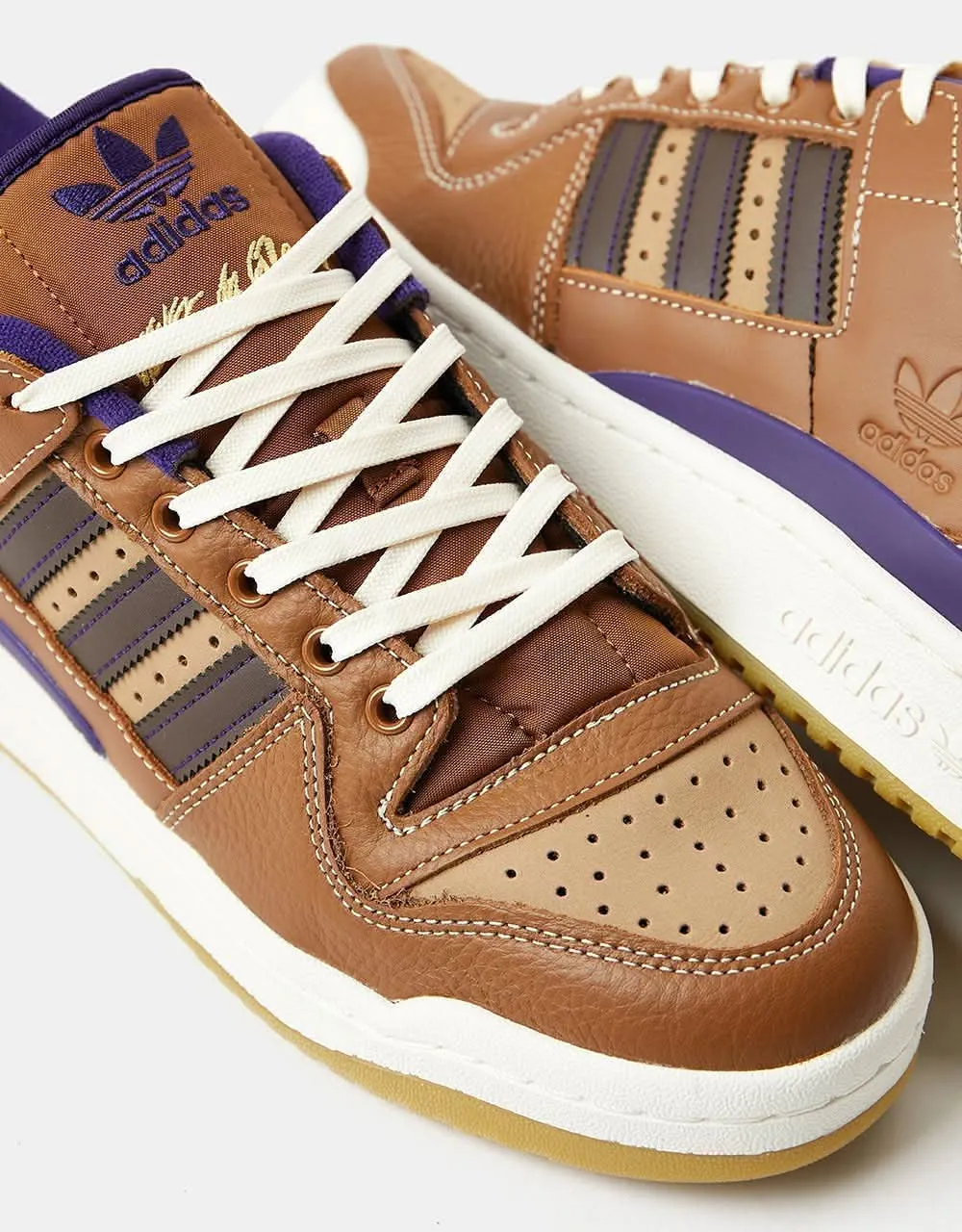 adidas x Heitor Forum 84 ADV Skate Shoes - Wild Brown/Cardboard/Dark Brown New Adidas Shoes Soccer