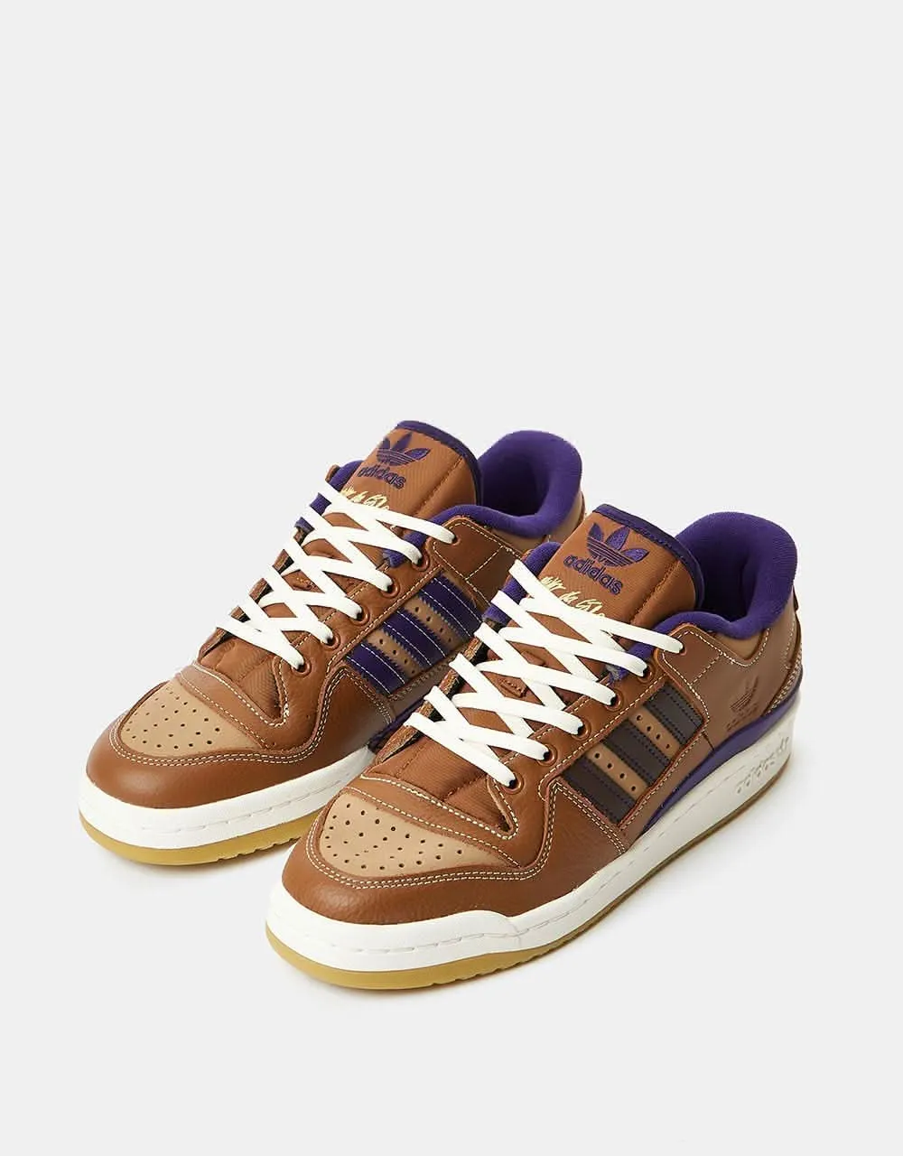 adidas x Heitor Forum 84 ADV Skate Shoes - Wild Brown/Cardboard/Dark Brown Little Adidas Originals Samba Og Casual Shoes