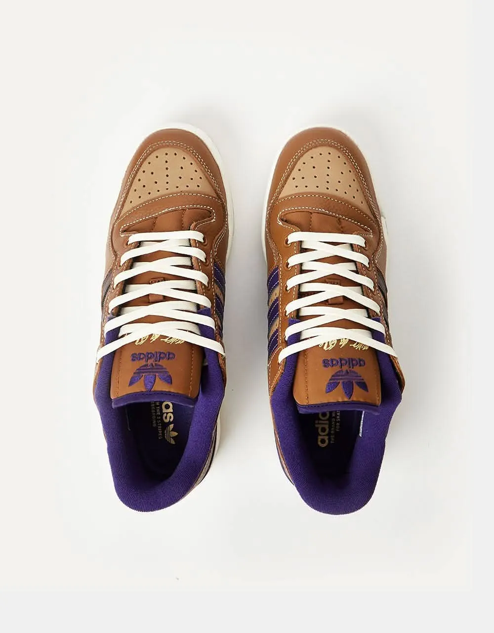 adidas x Heitor Forum 84 ADV Skate Shoes - Wild Brown/Cardboard/Dark Brown Bad Bunny Adidas Shoes