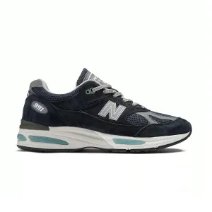 in UK 991v2 'Dark Navy' New Balance Men's Extra Wide Shoes