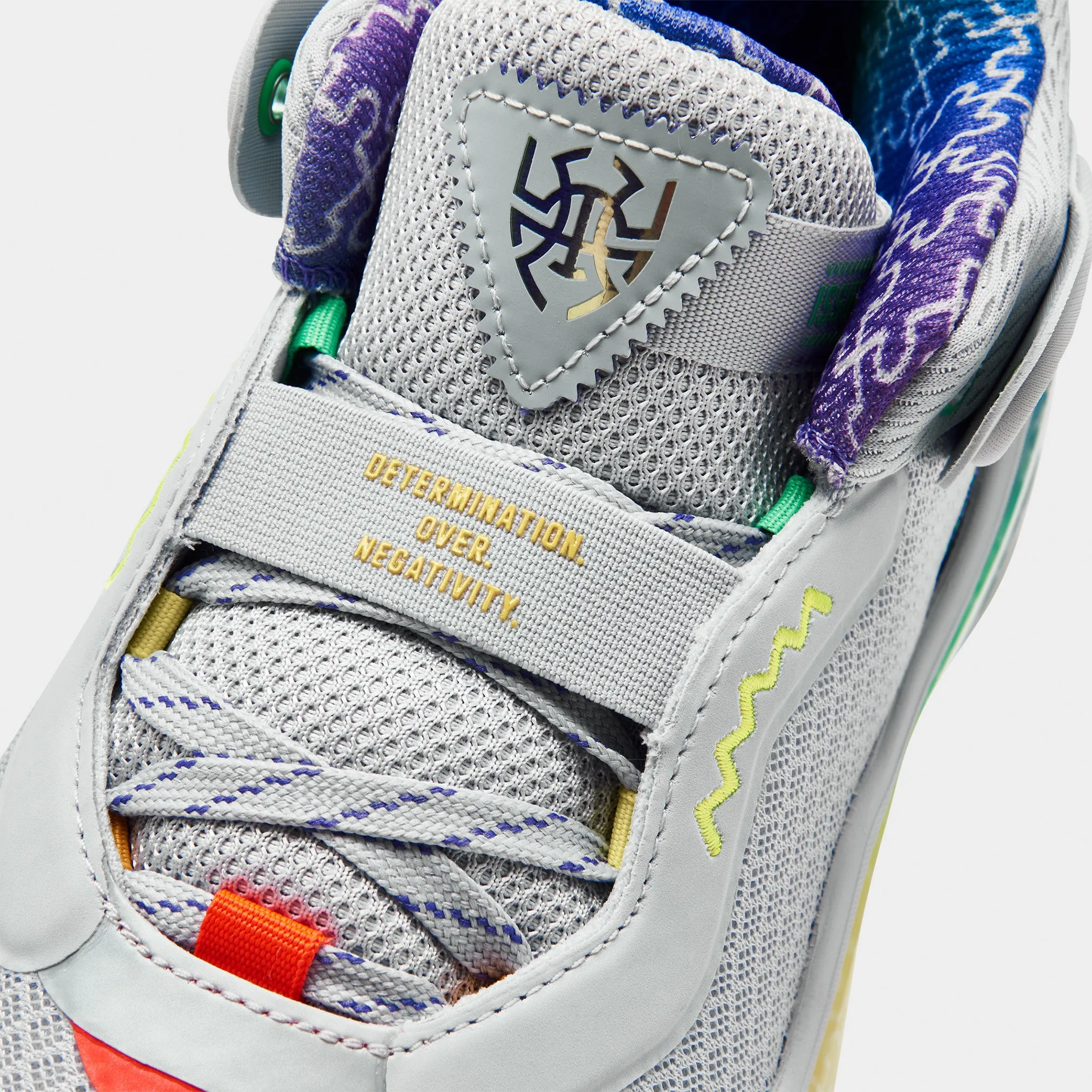 adidas Originals Juniors' D.O.N. Issue 3 Clear Grey / Solar Red - Team College Gold Kith Shoes Adidas